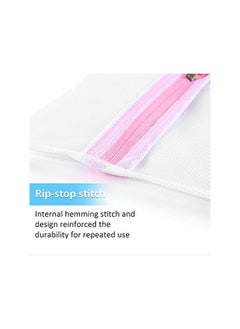YOMYM 7Pcs Mesh Laundry Bags For Delicates With Premium Zipper Resuable Travel Storage BagTravel Storage Organize Bag Clothing Washing Bags For Laundry Blouse Hosiery Stocking  - Image 3
