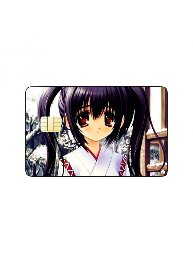 RKN PRINTED BANK CARD STICKER Cute Anime Girl - Image 2