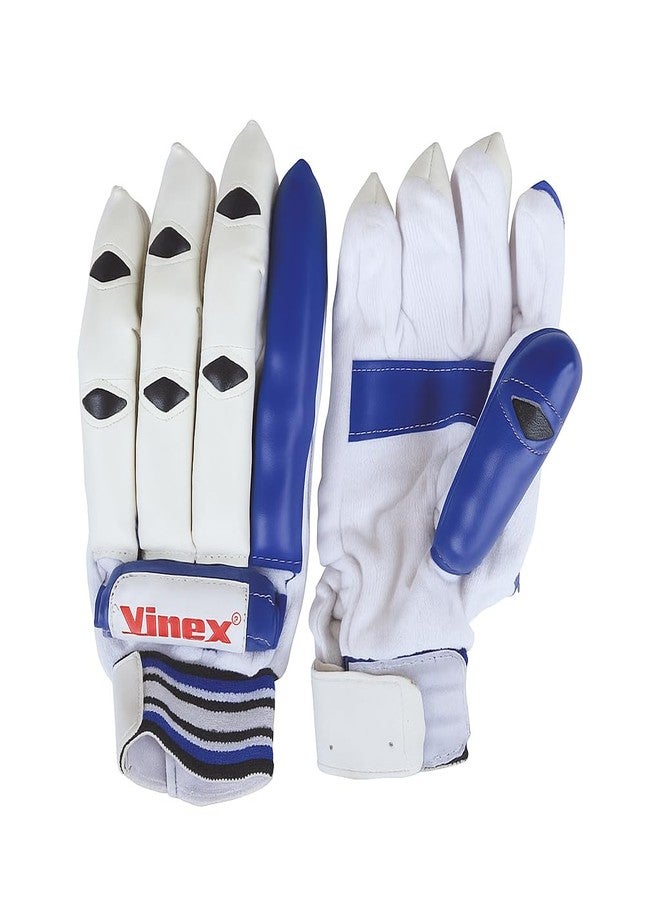 Vinex Bend Finger Batting Gloves for Men | Premium Cricket Batting Gloves with Superior Grip, Comfort & Protection | Durable PU Leather | Sweat-Resistant Lining (1 Pair) - Image 2