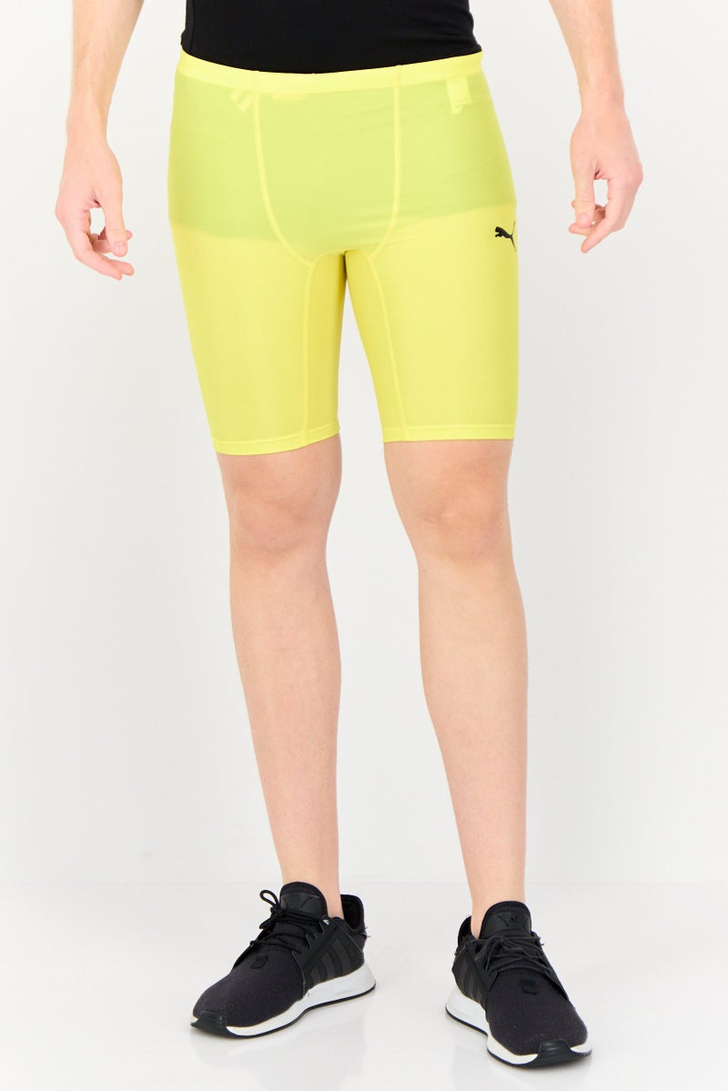 PUMA Men Sportswear Fit Training Tights, Yellow  - Image 1