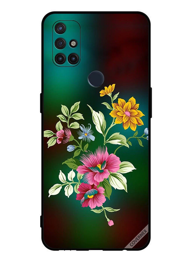Covernex غطاء حماية لهاتف OnePlus Nord N10 5G HD Flowers - Image 1