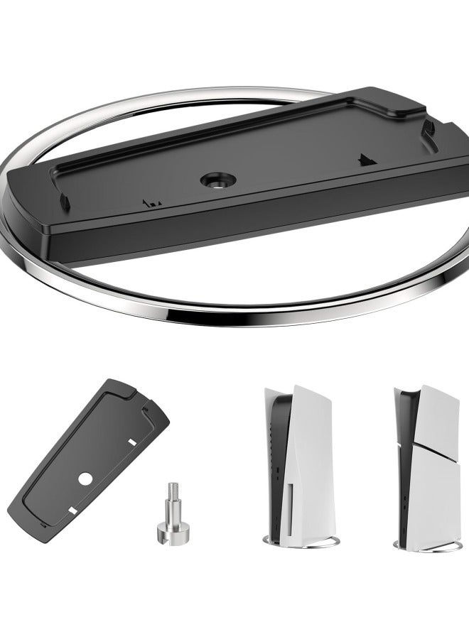 Loquat For PS5 Pro Game Host Vertical Hardware Bracket PS5 Host Universal Vertical Bracket Heat Dissipation Base-Product Color:(white) Universal For Ps5/slim/pro - Image 5