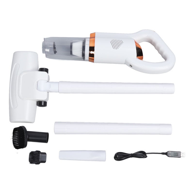 Cordless Stick Vacuum: White 8500Pa Suction 120W Power - 2000mAh Long Endurance 600ml Dust Cup Lightweight ABS Vacuum for Home Hardwood Floors Pet Hair Quick Cleaning - Image 1