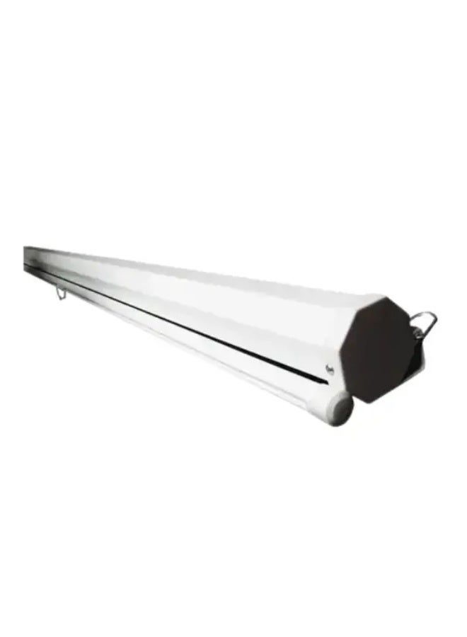 Windon Manual Wall Projector Screen, 213 × 213 cm, Matte White Surface, Pull-Down Mechanism, Wall & Ceiling Mountable, Metal Housing, White - Image 2