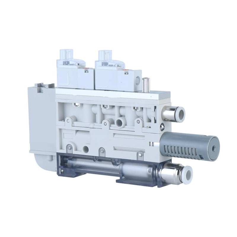 Pneumatic Vacuum Generator, Pneumatic Vacuum Generator High Negative Pressure Multi Stage Large Flow Integrated Air Ejector Suction Device,for Industrial Automation(JC2G10-K5T-08-B-L) - Image 1