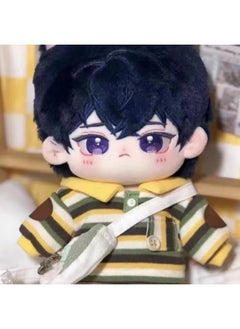 20CM Cotton Doll Clothes Cute Doll Clothes Suit Dress-up Doll Doll Clothes Men And Women Doll Clothes-Specifications:20CM Doll-Color:Spring Deep Sea Doll Clothes + Pants (no Bag)