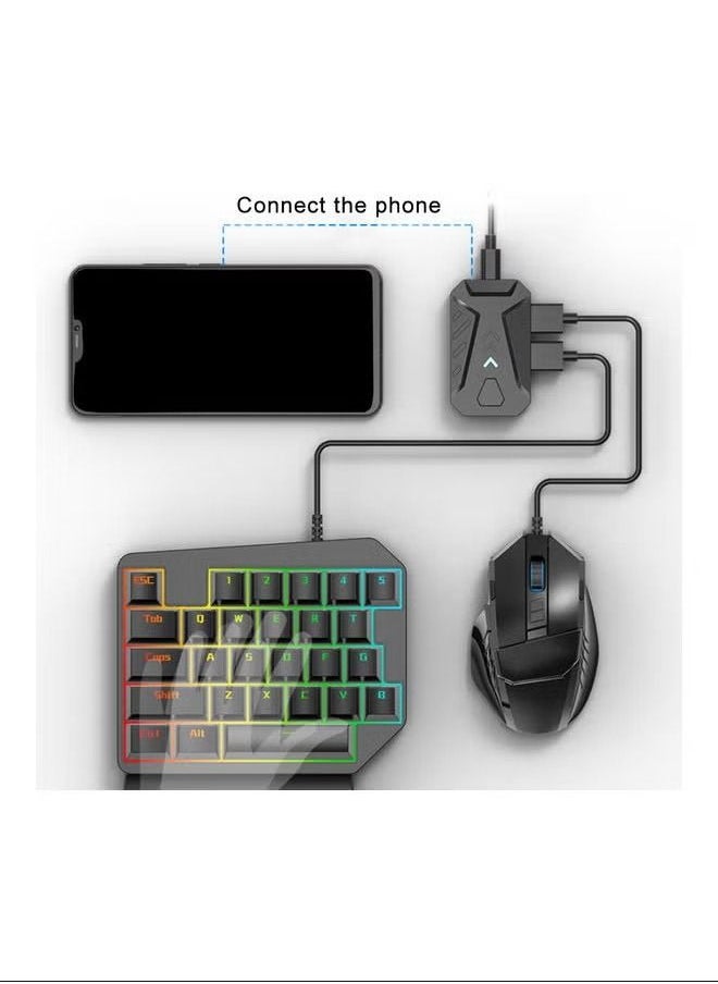 Generic - Bluetooth Gaming Keyboard Mouse Converter Adapter for iOS Android Phone Tablet- wireless - Image 1