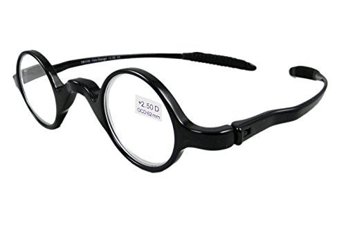 Circleperson Men Women Reading glasses reader geek small round 3230140 Black 10 - Image 5