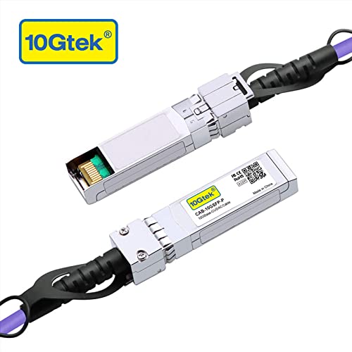 10Gtek Very Peri Colored 10G SFP DAC Cable Twinax SFP Cable for Cisco SFPH10GBCU2M Ubiquiti UniFi DLink Supermicro Netgear Mikrotik Fortinet 2Meter65ft - Image 3