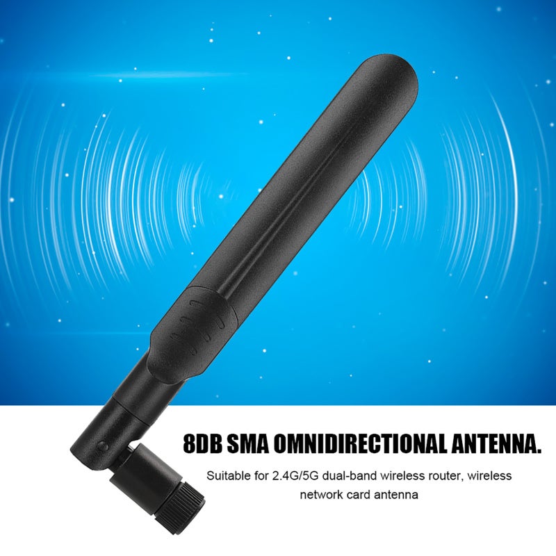 Dual Band WiFi Antenna 8dBi SMA Interface Omnidirectional - High Performance Pure Copper Array for Wireless Routers Network Cards ASUS RT-AC68U EX6200 AC15 RT-AC88U AC3200 AC66U - Image 5