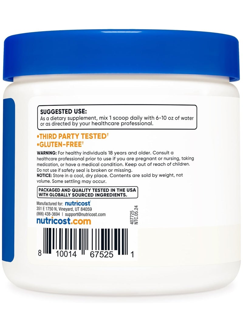 Nutricost L-جلوتامين، بدون نكهة 8.9 أونصة - Image 3
