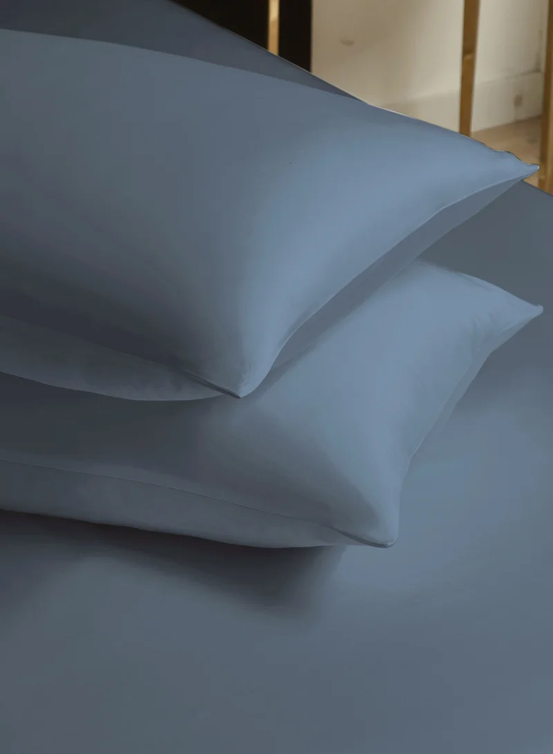 Master Home Textile Single 100% Rayon Of Bamboo Cooling Fitted Sheet, Fitted Sheet With Elastic 120x200+30 cm, Breathable Silky Soft, Single Size 2 Pieces