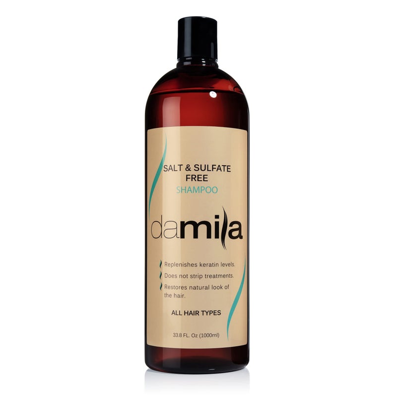damila Salt & Sulfate Free Shampoo for Keratin and Color Treated Hair - Perfect for Damaged, Frizzy, Curly or Dry Hair (33.8 Fl Oz) - Image 1