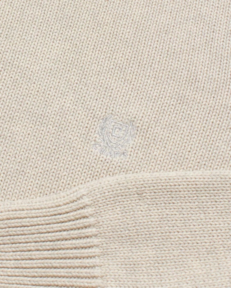 Chaps Mens Sweater  Heavyweight Classic Fit Cotton Crewneck Pullover Sweater for Men S2XL Size Medium Oatmeal Heather - Image 5
