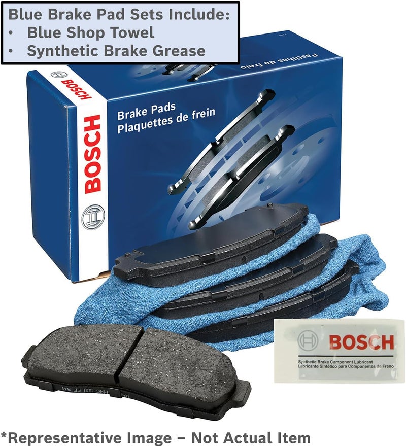 BOSCH BE1338 Blue Ceramic Disc Brake Pad Set for Nissan and Suzuki - Front - Image 2