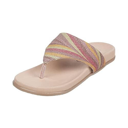Metro Women Antic Gold Flat Fashion Slip-on UK/6 EU/39 - Image 1