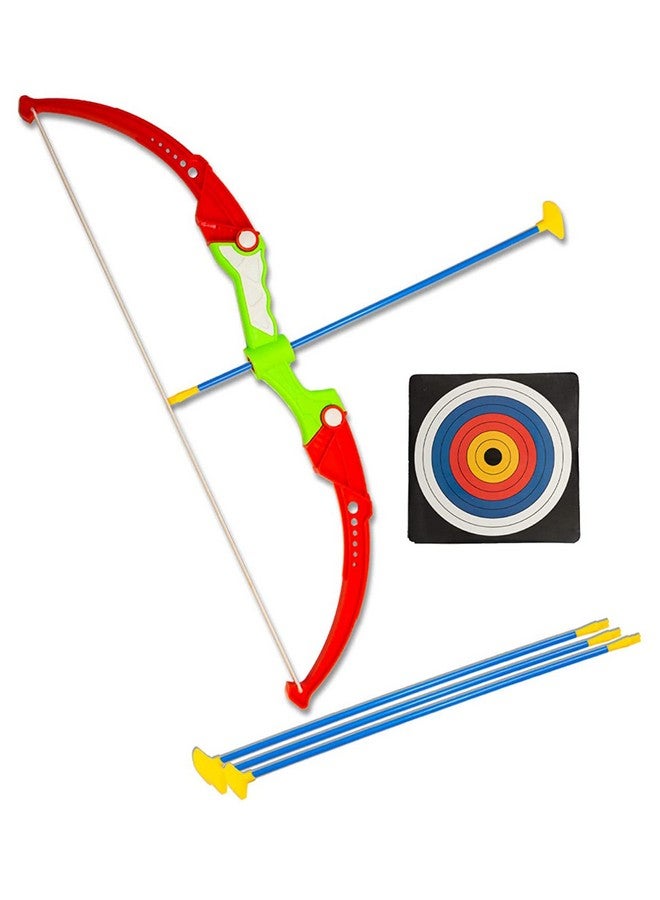 Storio Toys Archery Bow and Arrow Toy Set with Target Board for Kids - 3 Teer 1 Dhanush Kaman for 3 + Year Old Boys, Multicolor - Image 4