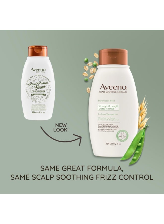 Aveeno Strength & Length Plant Protein Blend Conditioner 354 ml - Image 2