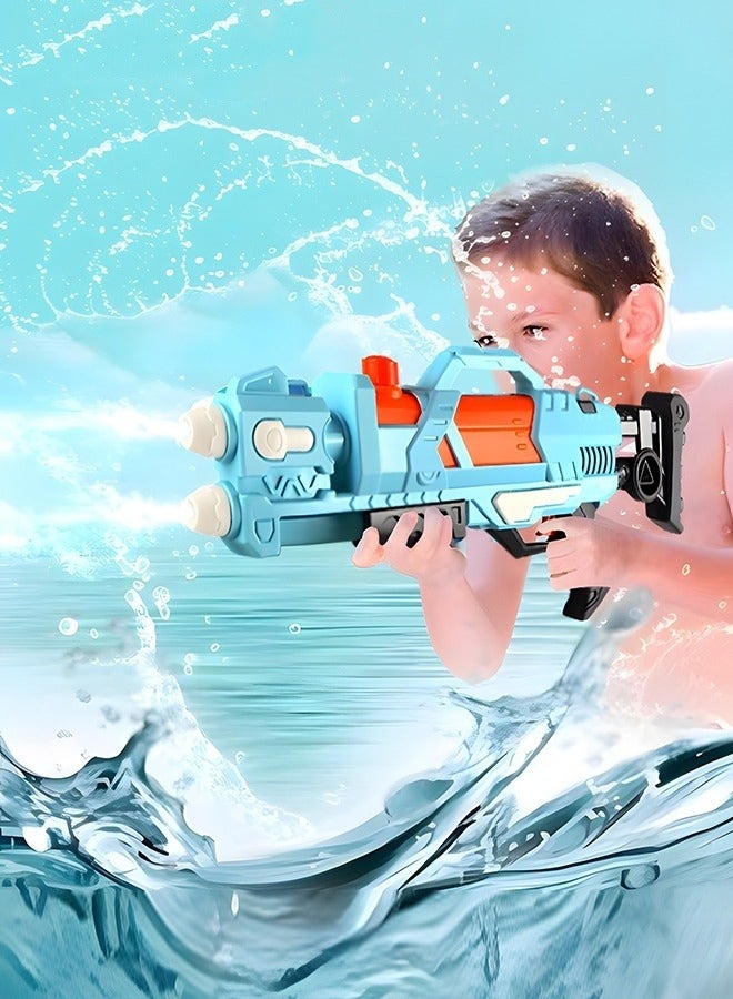 MIXDE Pull-out Large Capacity Water Pistols Squirt Guns Toy with Long Range Pool Toys Water Toys for Swimming Pool Beach Sand Outdoor Summer Water Gun Gifts for Boys Girls - Image 2