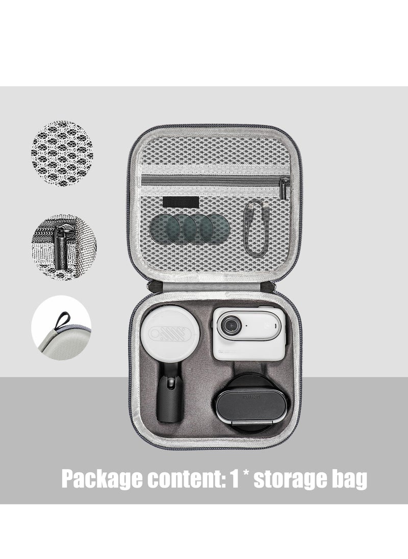 KASTWAVE Camera Carrying Case, Storage Bag Mini Protective Case, Compatible for Insta360 GO 3 Action Camera Accessories  - Image 2