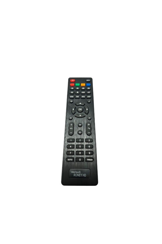 Universal Remote Control for Starmagic HD Receiver STR081 – Black – Compatible with STR Series Set-Top Boxes – Full Function Navigation & Media Keys – Plug & Play - Image 1