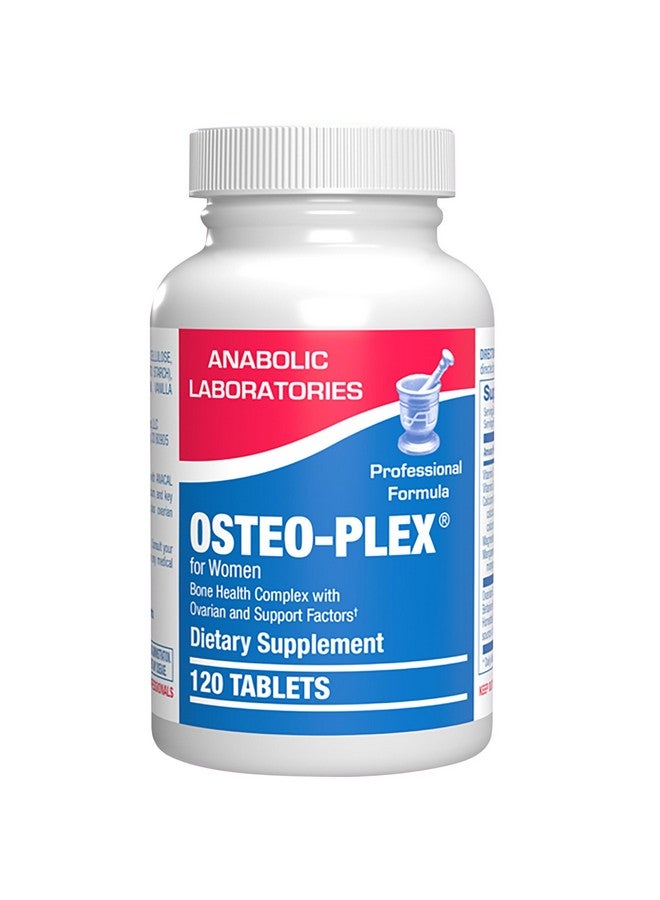 Anabolic Laboratories Osteo-Plex Bone Health Supplement for Women - Clinical Formula Bone Strength Supplement with Magnesium Calcium Vitamin D3 & Trace Minerals Complex - Easy to Swallow Gentle Tablets - 120 Count - Image 1