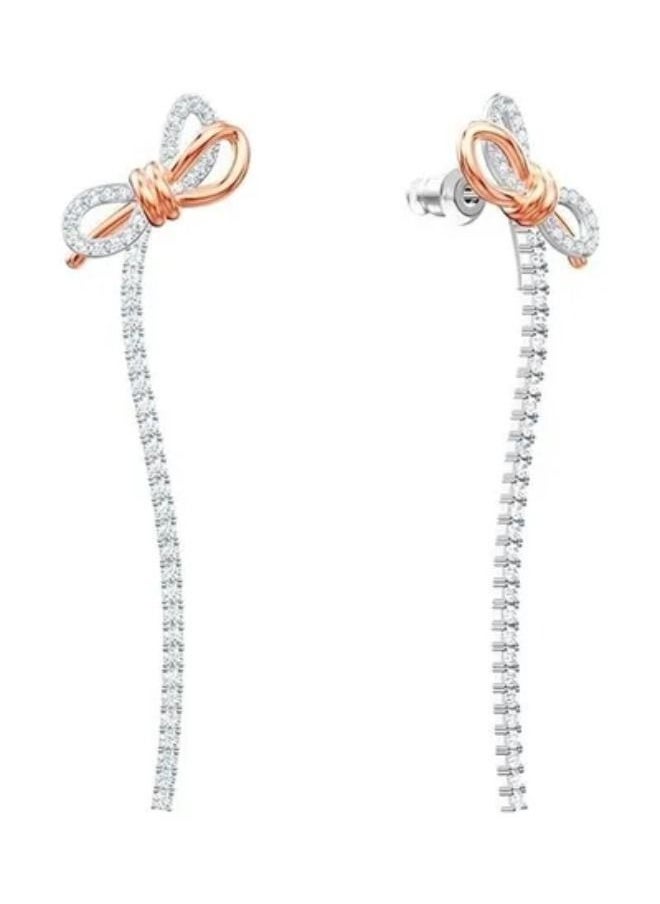 Chomel - Lifelong Bow Dangle Earrings - Image 1