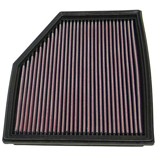 K+N K&N Engine Air Filter: Increase Power & Acceleration, Washable, Replacement Car Air Filter: Compatible 2003-2011 BMW (630i, 523i, 525i, 528i, 528i xDrive, 530i, Z4 and other select models), 33-2292 - Image 1
