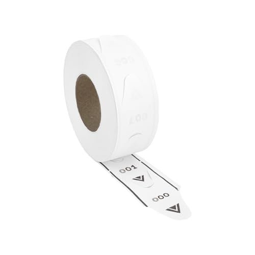 Microframe Corporation 1 roll of 3-Digit Take-A-Number Tickets - 2000 / roll (White) - Image 4