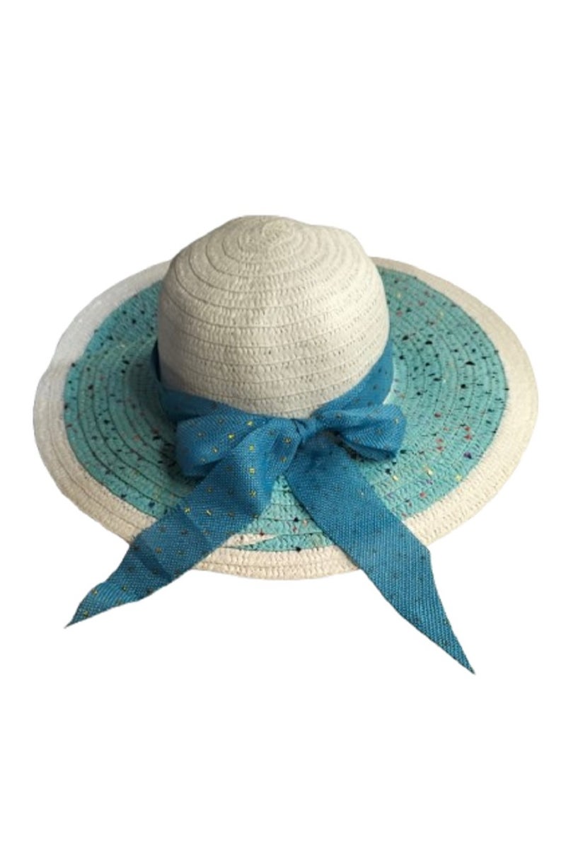 Generic Cute Summer floral Sun Hat for Women - Blue