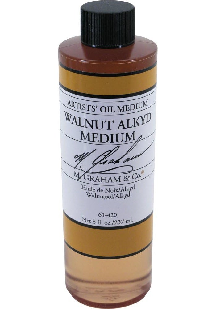 M. Graham & Co. 8-Ounce Walnut Alkyd Medium for Artists