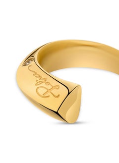 POLICE Talon Gold With White Crystal Ring For Women  - Image 3