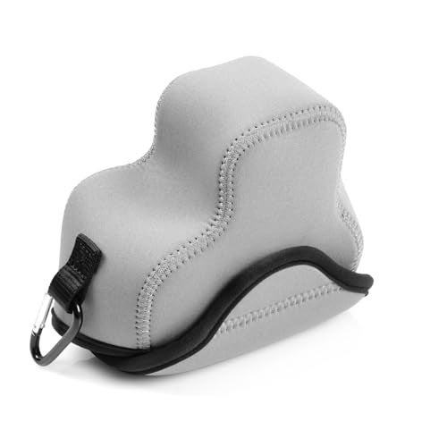 MegaGear Mega Gear Neoprene Camera Case for Canon EOS R100 (18-45mm)- Stylish and Protective Digital Photography Bag - Gray - Image 5