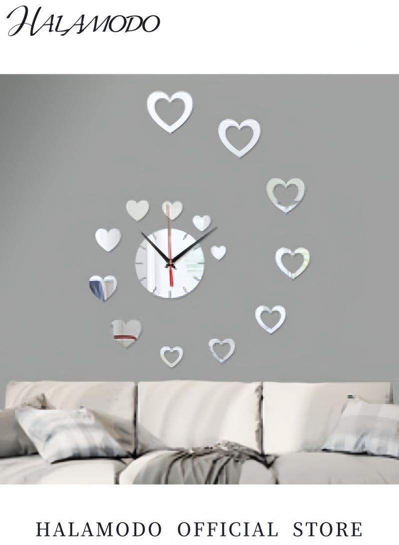 HALAMODO Artistic Wall Clock Black 25 x 25cm - Image 4