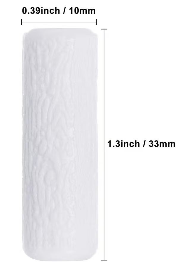 10 Pieces Aligner Chewies for Aligner Chompers Aligner Trays Seater Chewies Aligner Seater Chewies for Invisalign Aligners Mint Scent Free Carry Case for Travel and Storage White - Image 2