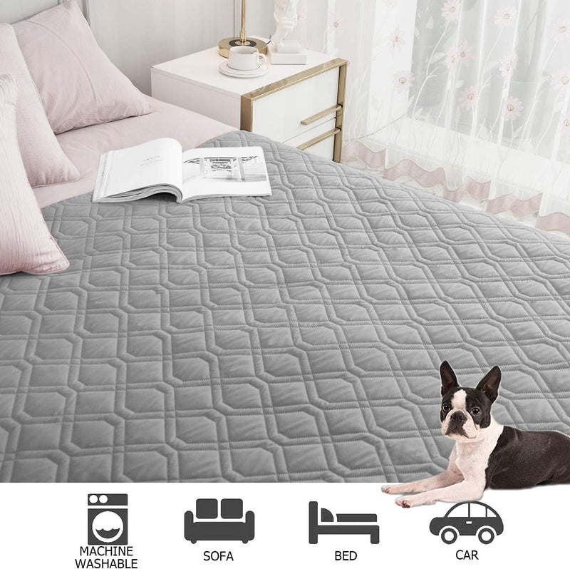 Waterproof Blanket Reversible Dog Bed Cover Pet Blanket for Furniture Bed Couch Sofa - Image 4