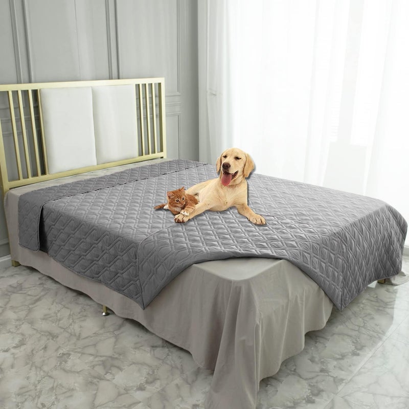 Waterproof Blanket Reversible Dog Bed Cover Pet Blanket for Furniture Bed Couch Sofa - Image 1