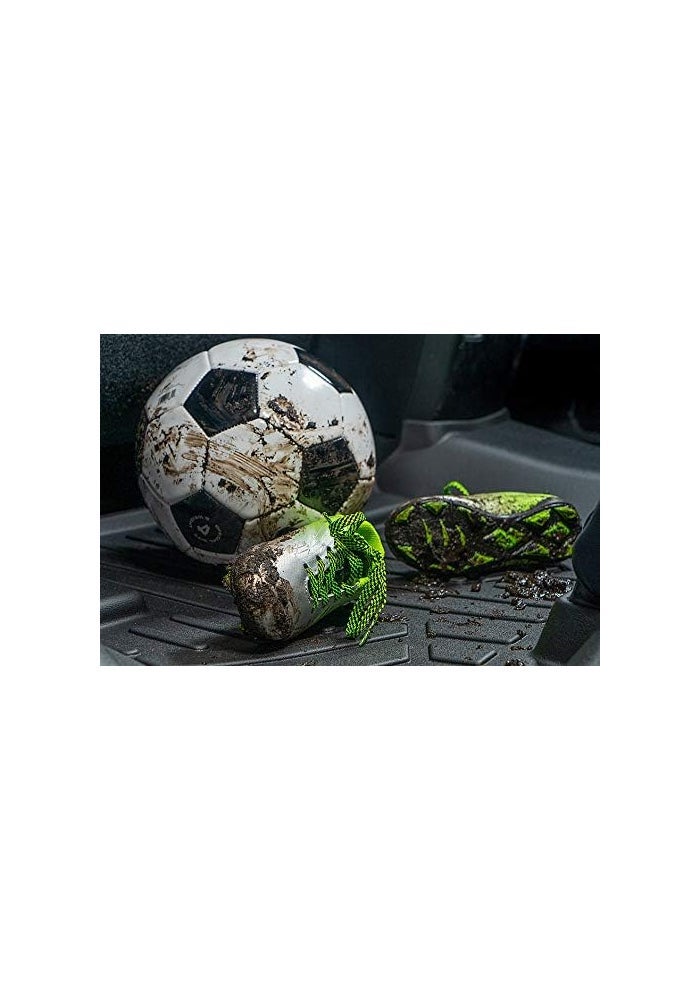 SMARTLINER All Weather Custom Fit Black 3rd Row Floor Mat Liner Set for 2022-2023 Kia Carnival MPV (8 Passenger Models) - Image 5