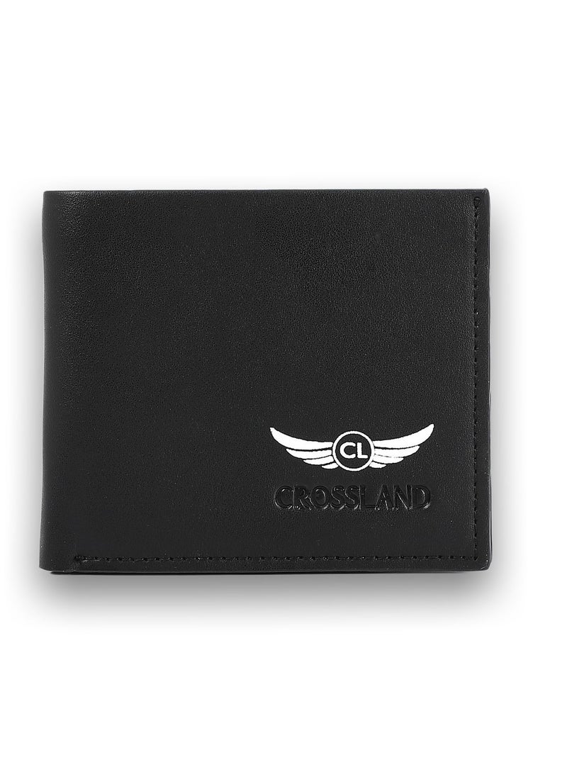 Crossland CROSSLAND Genuine Leather Slim Bifold Wallet for Men, 6 ID Slots, RFID Blocking Technology  - Image 1
