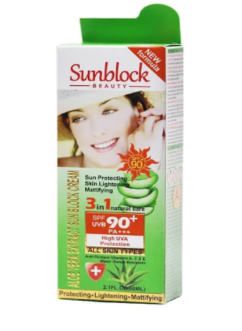 Fruit of the Wokali Aloe Vera Sunblock Cream 60 Ml 