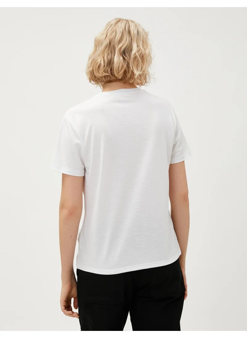 كوتون Basic Modal T-Shirt Short Sleeve