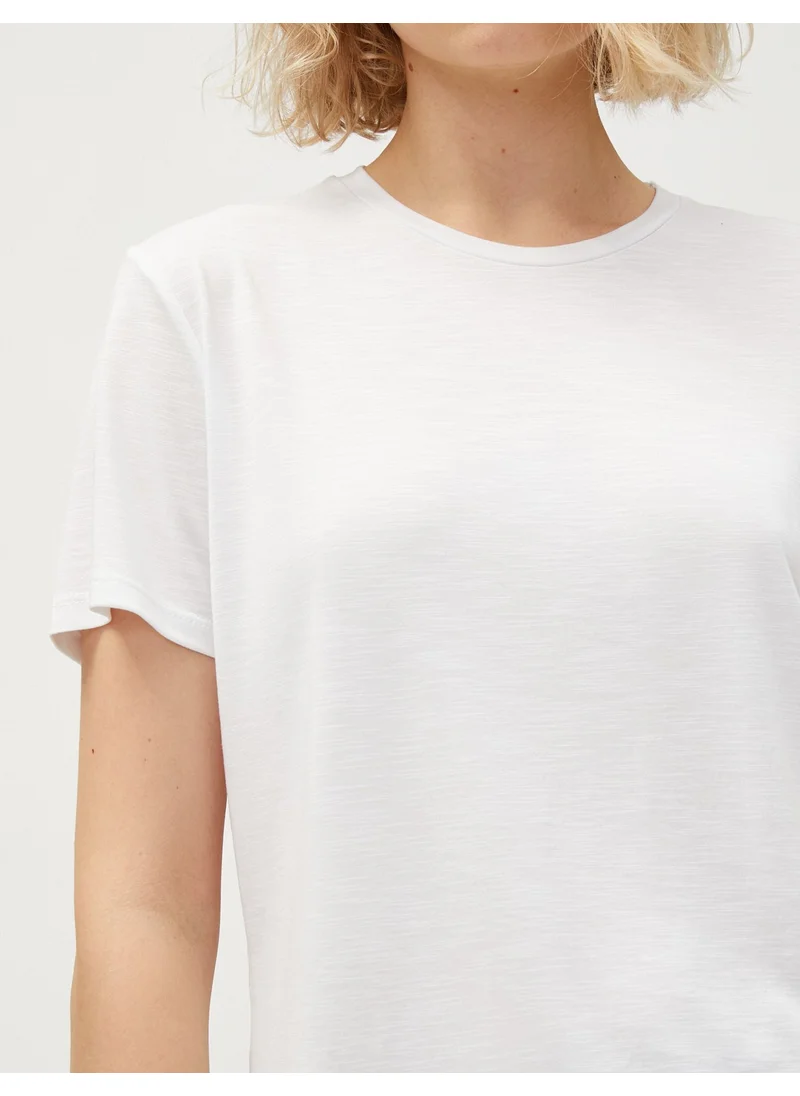 كوتون Basic Modal T-Shirt Short Sleeve