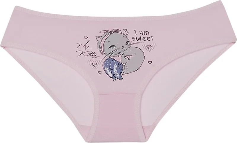 دونيلا 10 Pcs. Colorful Kitty Printed Girl's Panties - 415078