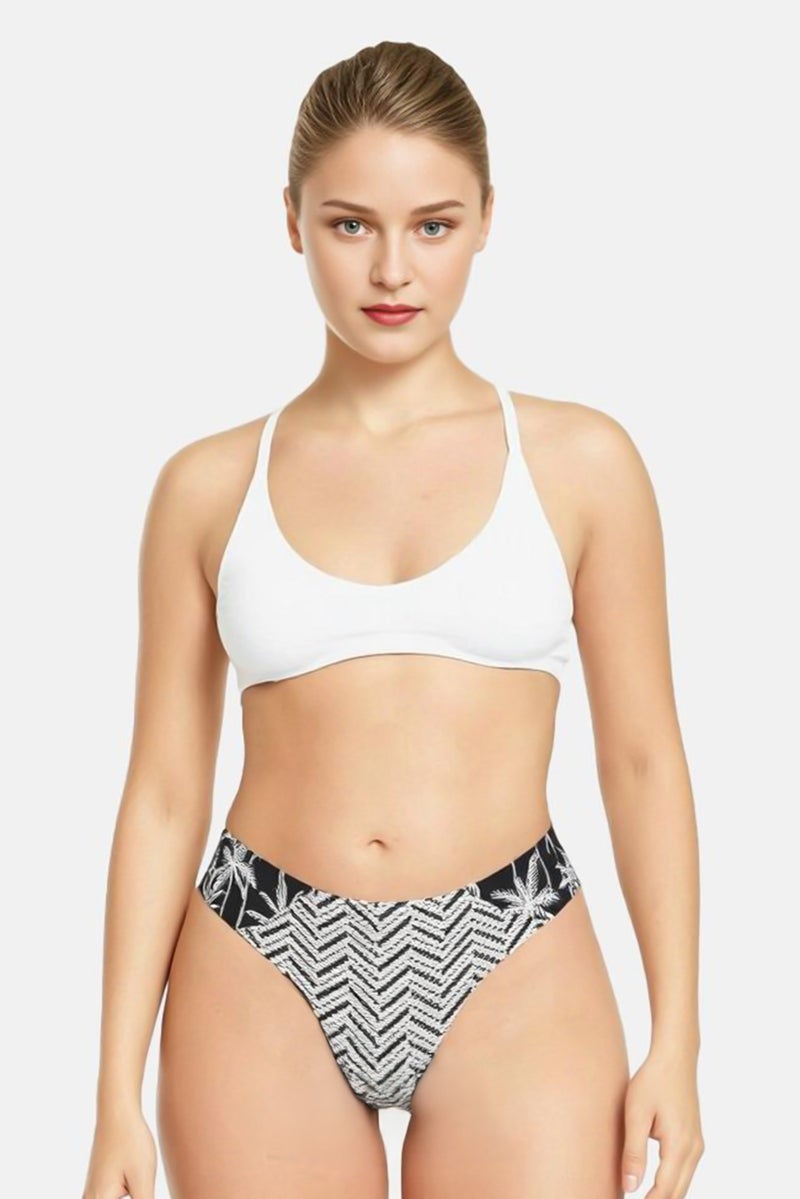 RIP CURL Women All Over Print Pull On Bikini Bottom, Multicolor - Image 1