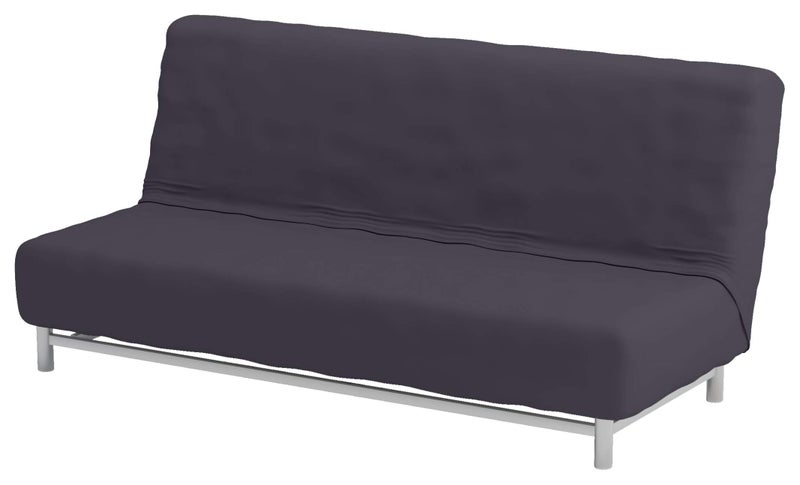 Sofa Pro The Heavy Cotton Beddinge Lovas Sofa Bed Cover Replacement is Compatible for IKEA Beddinge Sleeper A Quality Futon Slipcover Replacement Cotton Dark Gray 