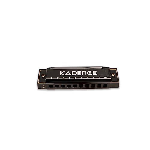 Kadence T104-BK Diatonic Harmonica | Key of C with 10 Holes and 20 Tones | Portable Mouth Organ with Hard Case | Includes Learning Course | Black - Image 4