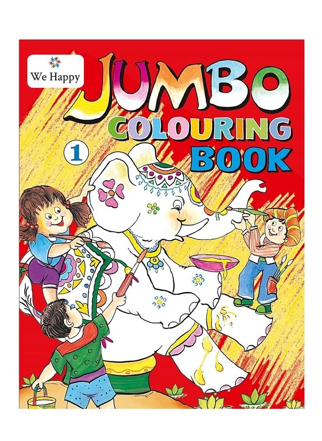 We Happy - Pack of 6 We Happy Jumbo Coloring and Activity Books Educational and Fun Learning Activities for Kids with different Challenges Drawings and Enjoyable Games - Image 1
