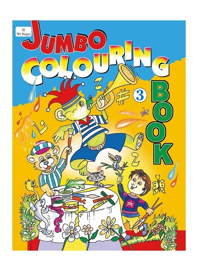 We Happy - Pack of 6 We Happy Jumbo Coloring and Activity Books Educational and Fun Learning Activities for Kids with different Challenges Drawings and Enjoyable Games - Image 1