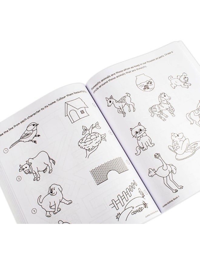 We Happy - Pack of 6 We Happy Jumbo Coloring and Activity Books Educational and Fun Learning Activities for Kids with different Challenges Drawings and Enjoyable Games - Image 1
