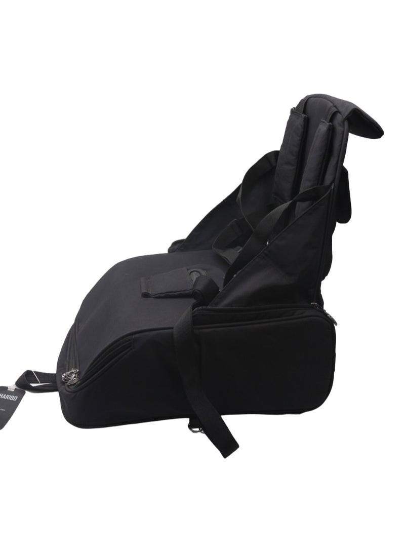 Gharibo Bags Moms bag & portable dining chair for baby ,multi-function backpack with Large capacity two in one - Plain.  - Image 1